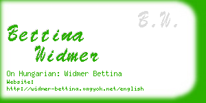 bettina widmer business card